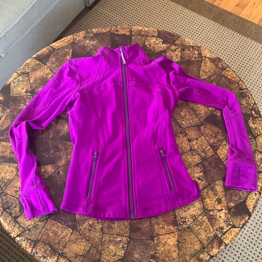 Lululemon running jacket purple